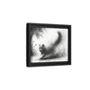 Gallery Canvas Wraps - Charcoal Garden Cat #4 - Framed