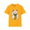 Maneki-Neko Repelling Cat - Adult T-Shirt