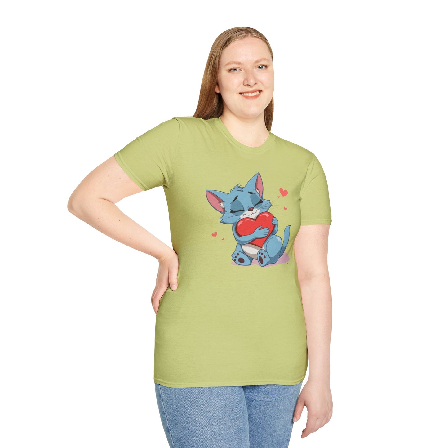 Promotional Sales Advertising Shirt - Cat Love (Two-sided)