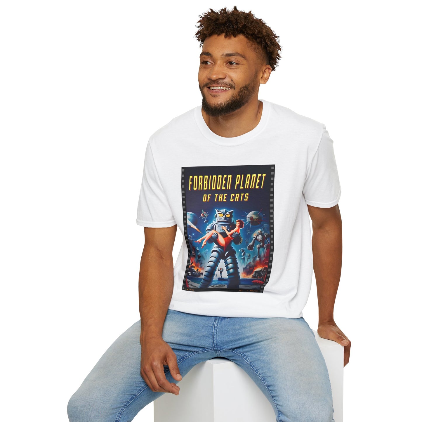 Forbidden Planet of the Cats - Adult T-shirt