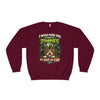 Zombie Push horror cat parody sweatshirt adult maroon front view
