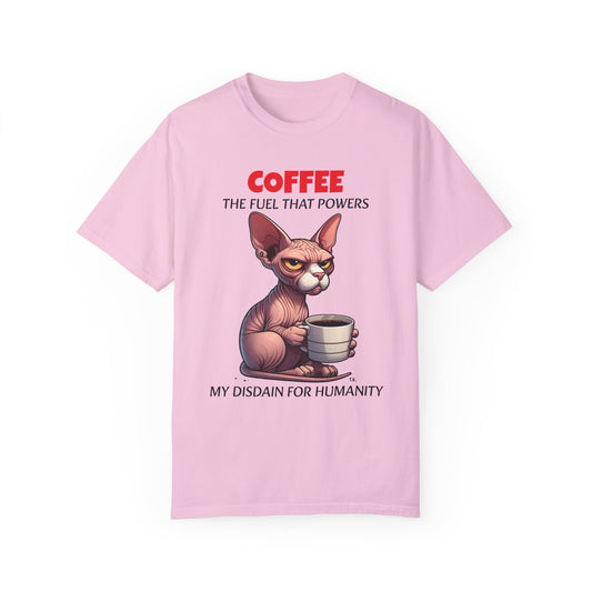 Coffee Disdain - Adult Unisex Garment-Dyed T-shirt