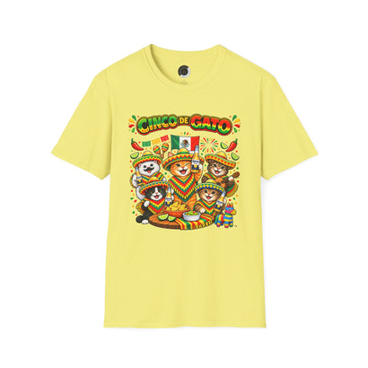 Cinco de Gato - Adult T-Shirt