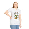 Maneki-Neko Repelling Cat - Adult T-Shirt