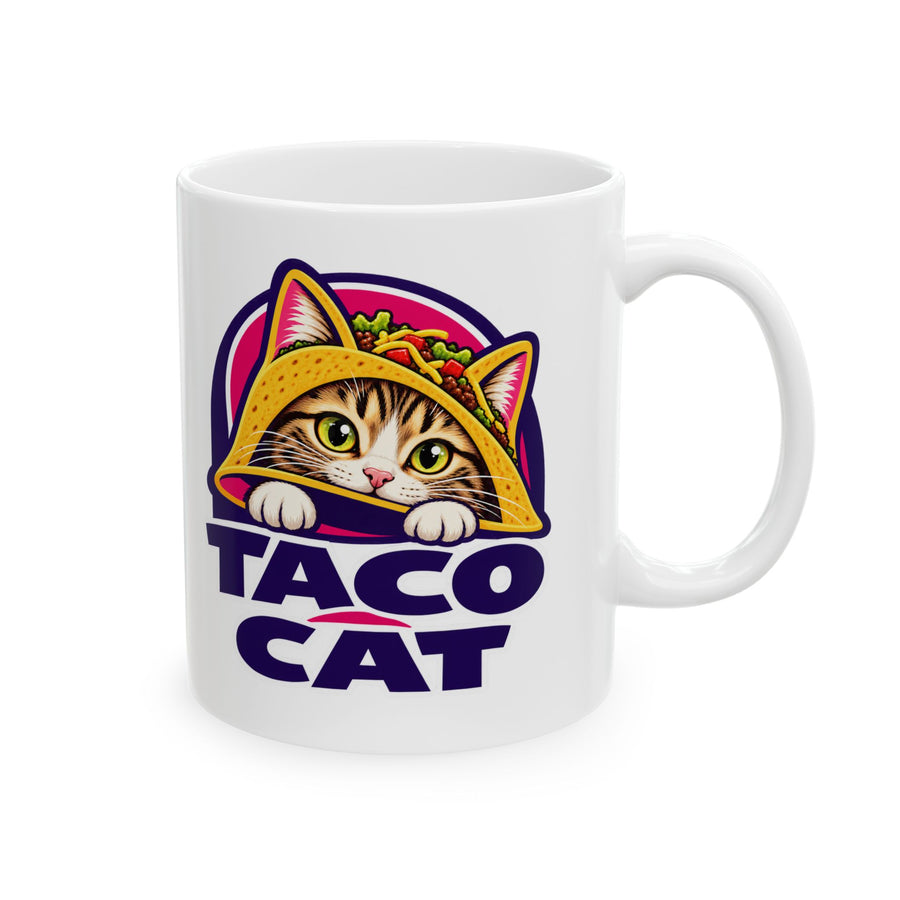 Taco Cat - Ceramic Mug, (11oz, 15oz)