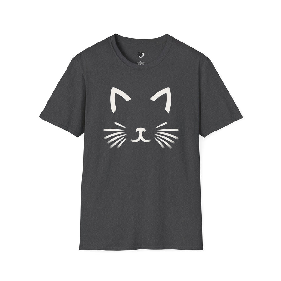 Charming Cat Face - Adult T-Shirt