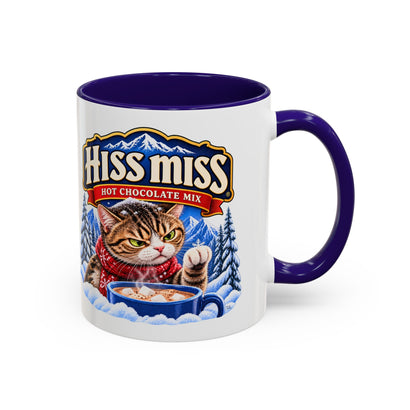 Hiss Miss - Ceramic Mug Accent Colored (11oz/15oz)