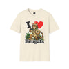 I Heart Bengals - Adult T-shirt