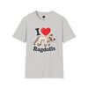 I Heart Ragdolls - Adult T-shirt