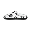 Cozy Paw Print Men's Indoor Slippers