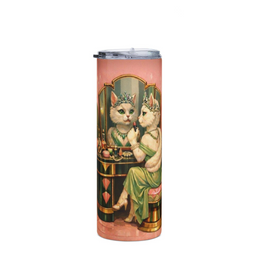 Vintage Vanity Cat  - 20oz Tumbler