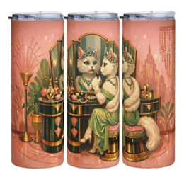 Vintage Vanity Cat  - 20oz Tumbler