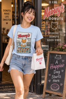 Meowy's Donuts - Adult T-Shirt