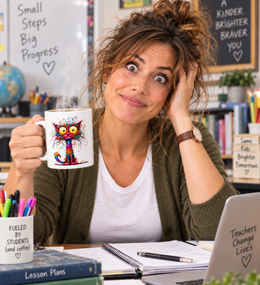Frazzled - Ceramic Mug, (11oz, 15oz)
