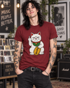 Maneki-Neko Repelling Cat - Adult T-Shirt