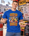 Taco Cat Race Car  - Adult T-shirt