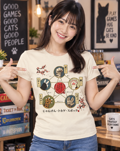 Rock Paper Scissors Lizard Spock - Adult T-shirt