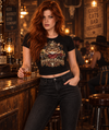 The Sheriff — Purrs & Chaos Cropped Baby Tee