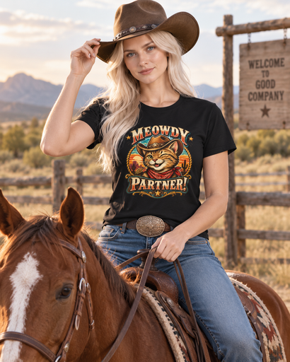 Meowdy Partner - Adult T-Shirt