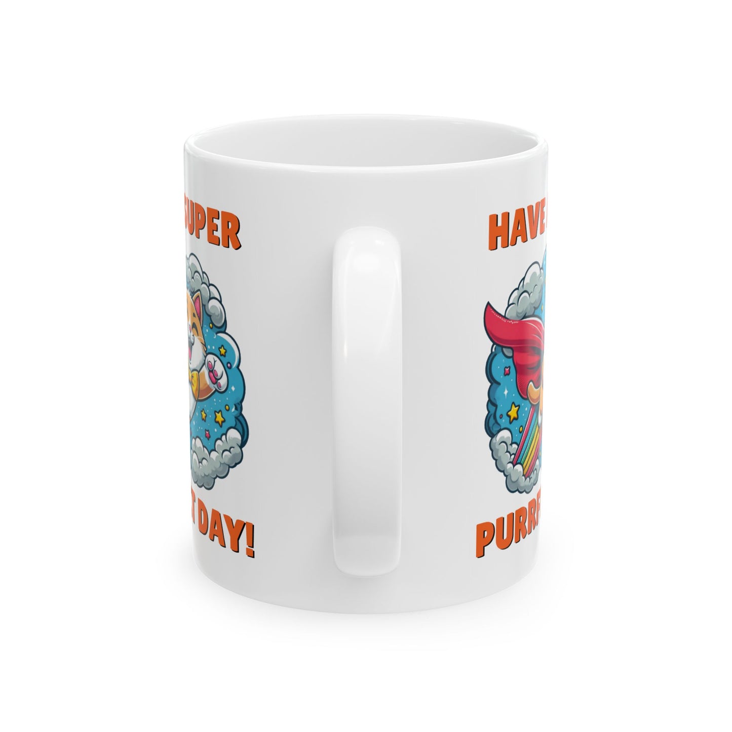 Mug - Purrfect Day - Ceramic Mug, (11oz, 15oz)