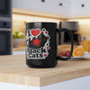I ❤️ Black Cats – Ceramic Black Mug (11oz & 15oz)