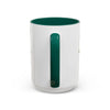 Human Catnip Dispenser - Ceramic Mug Accent Colored (11oz/15oz)