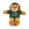 Stuffed Lion - I Heart You