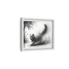 Gallery Canvas Wraps - Charcoal Garden Cat #4 - Framed