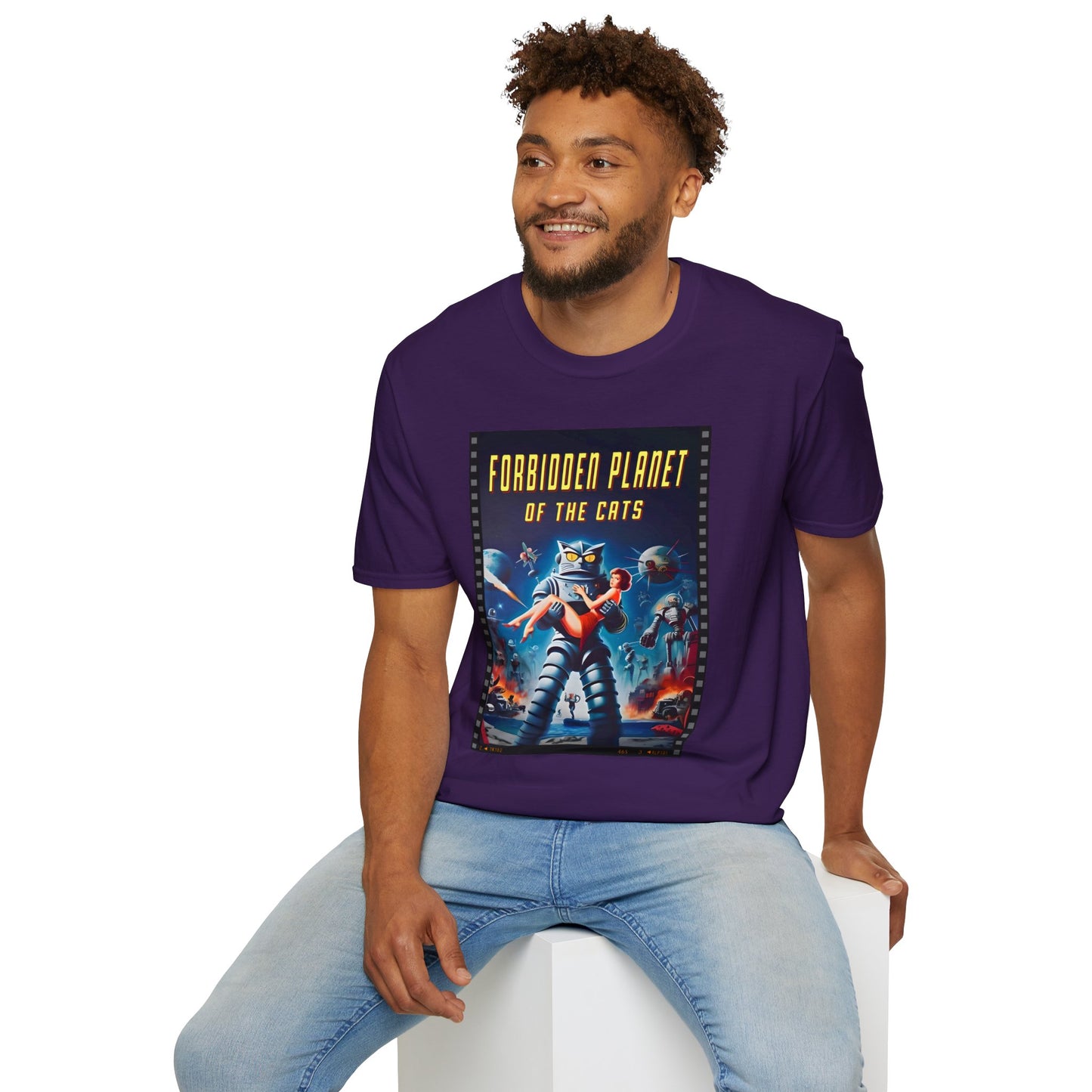 Forbidden Planet of the Cats - Adult T-shirt