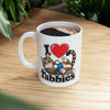 I ❤️ Tabbies - Ceramic Mug, (11oz, 15oz)