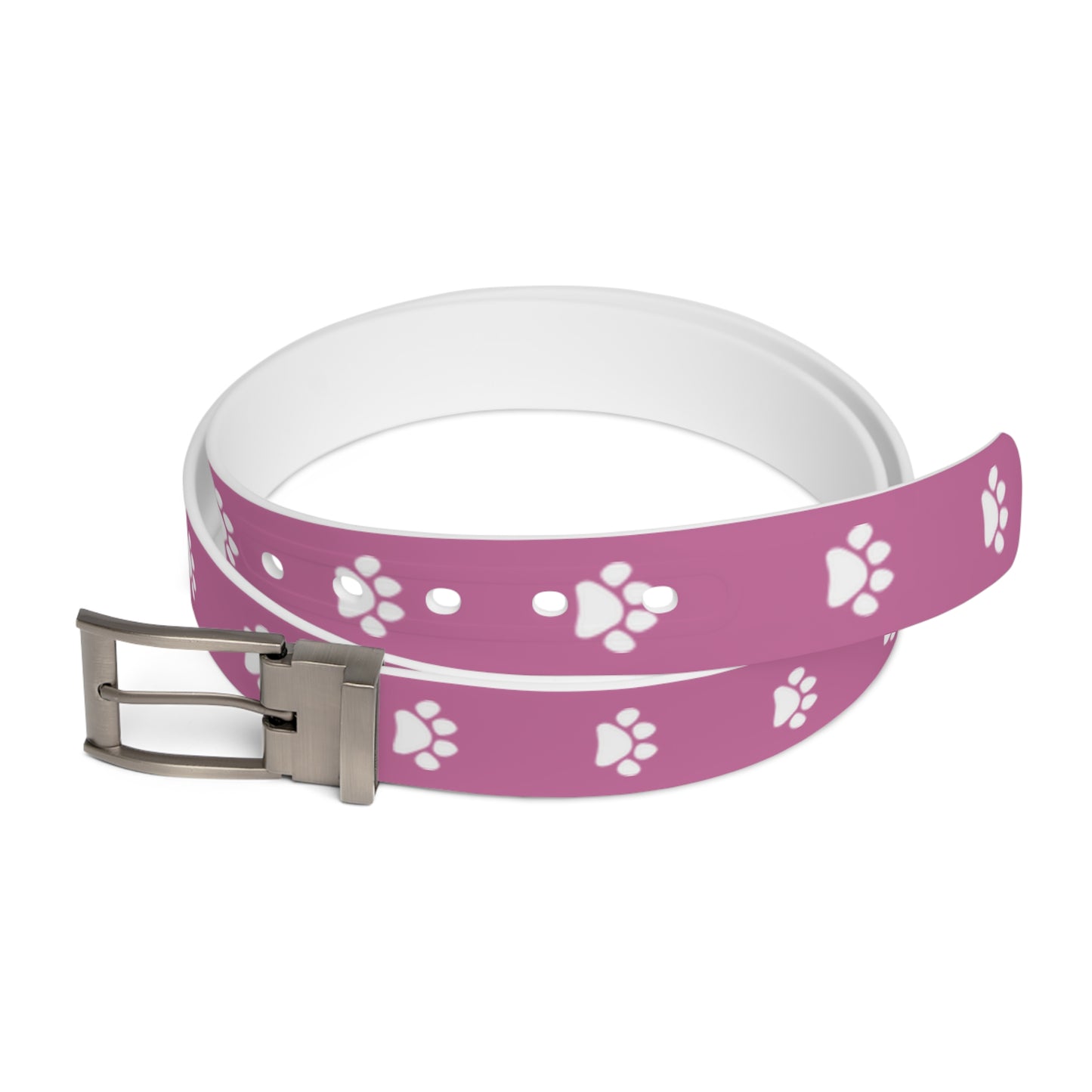 Paw Print Belt - Pink