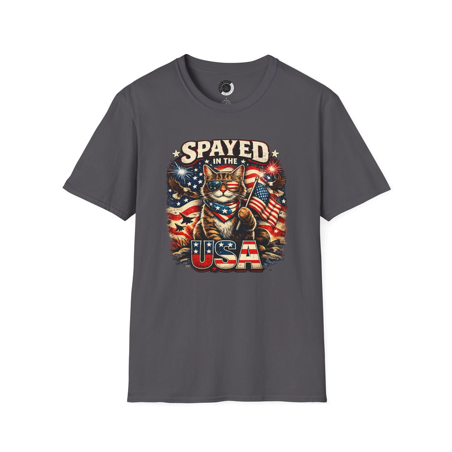 Spayed in the USA - Adult T-Shirt