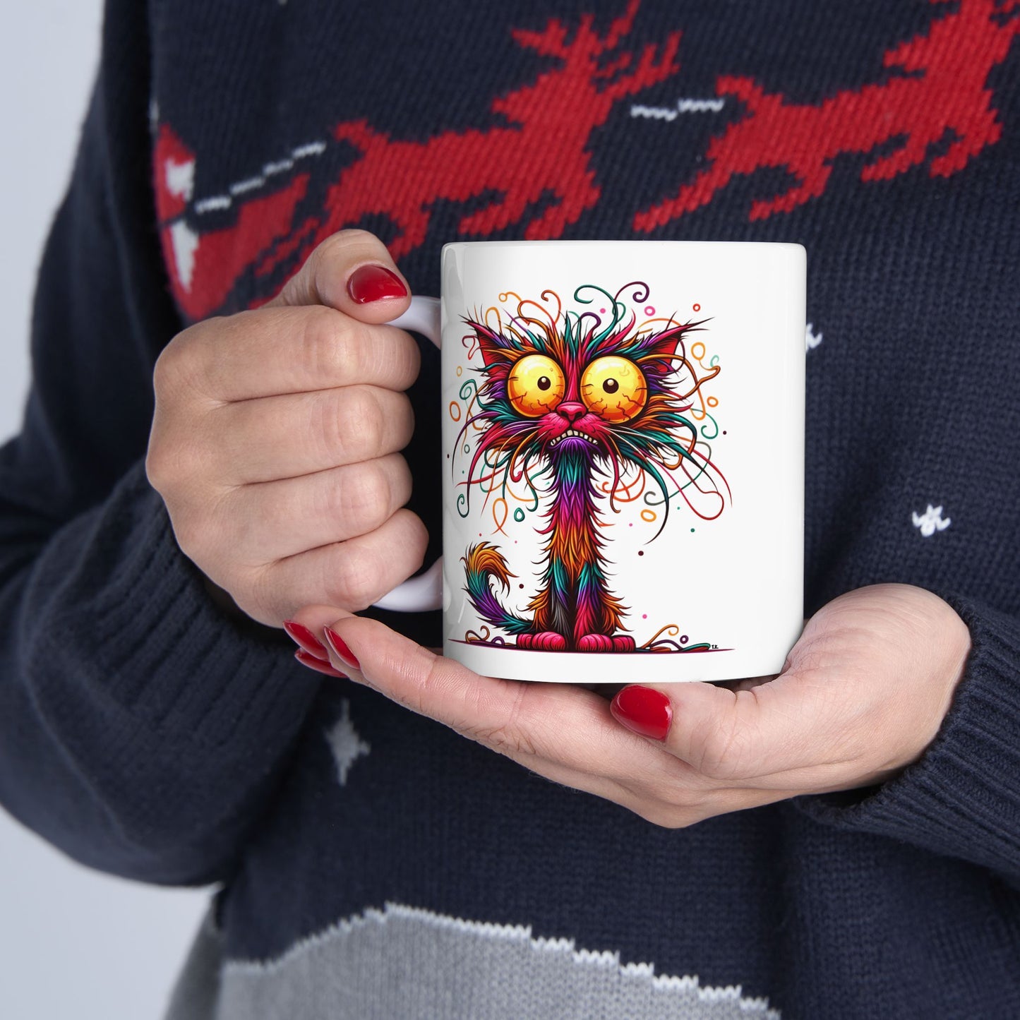 Mug - Frazzled - Ceramic Mug, (11oz, 15oz)