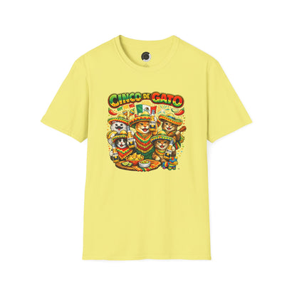 Cinco de Gato - Adult T-Shirt
