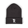 Embroidered TK-Signature Classic Cuffed Beanie - Dark Colors