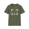 Charming Cat Face - Adult T-Shirt