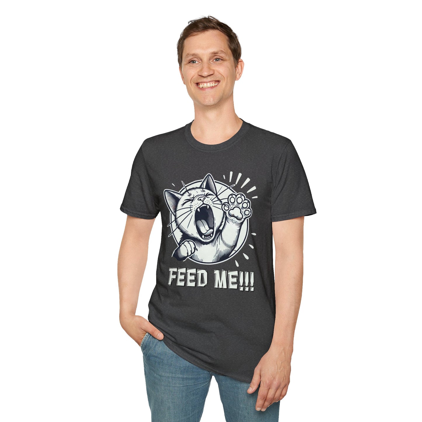 Promotional Sales Advertising Shirt - Feed Me (Two-sided)