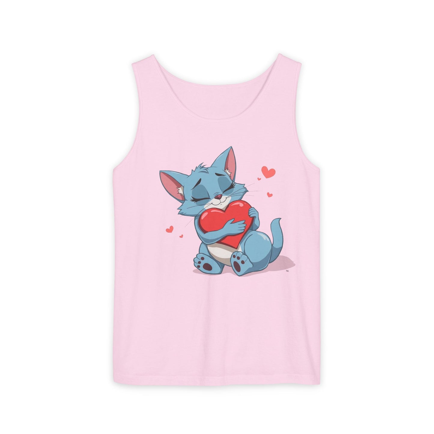 Cat Love - Unisex Garment-Dyed Tank Top