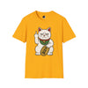 Maneki-Neko Repelling Cat - Adult T-Shirt