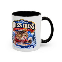 Hiss Miss - Ceramic Mug Accent Colored (11oz/15oz)