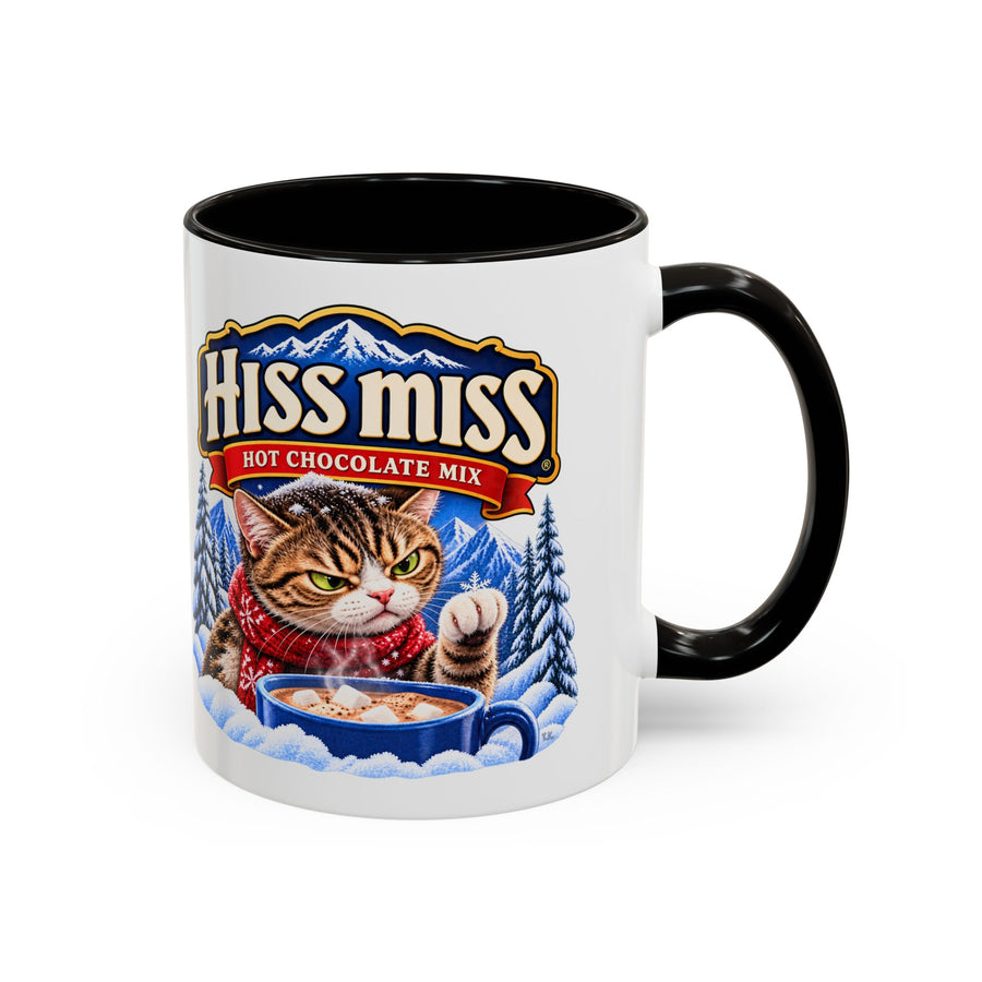 Hiss Miss - Ceramic Mug Accent Colored (11oz/15oz)