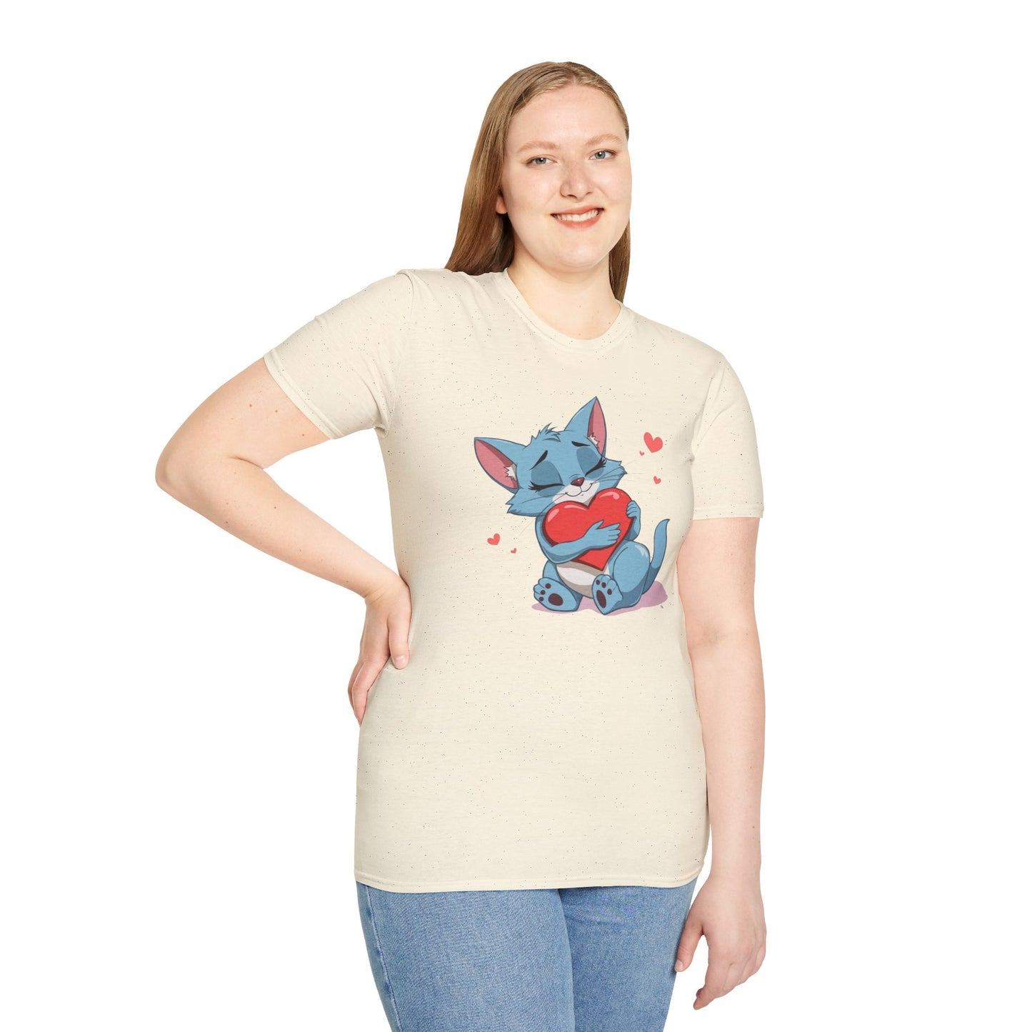 Promotional Sales Advertising Shirt - Cat Love (Two-sided)