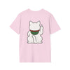 Maneki-Neko Repelling Cat - DOUBLE SIDED - Adult T-Shirt