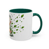 Human Catnip Dispenser - Ceramic Mug Accent Colored (11oz/15oz)