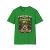 Zombie Push horror cat parody t-shirt adult rush green front view
