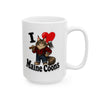 I ❤️ Maine Coons - Ceramic Mug, (11oz, 15oz)