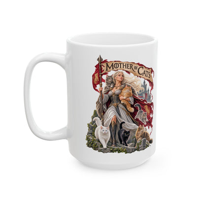 Mother of Cats 2026  v2 - Ceramic Mug, (11oz, 15oz)