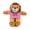 Stuffed Lion - I Heart You