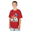 Cute Cat and Butterfly Kids Heavy Cotton Tee
