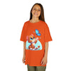 Cute Cat and Butterfly Kids Heavy Cotton Tee